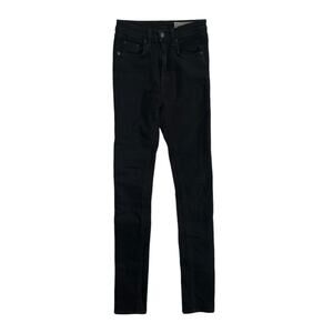 Rag & Bone Dark Coal Color Denim Skinny Jeans Size 24